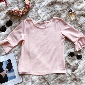 Tops - Pastel Pink Blouse Tops - Pastel Pink Blouse